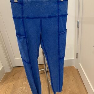 lululemon athletica Blue Leggings